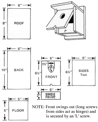 Tree Swallow House Plans 93